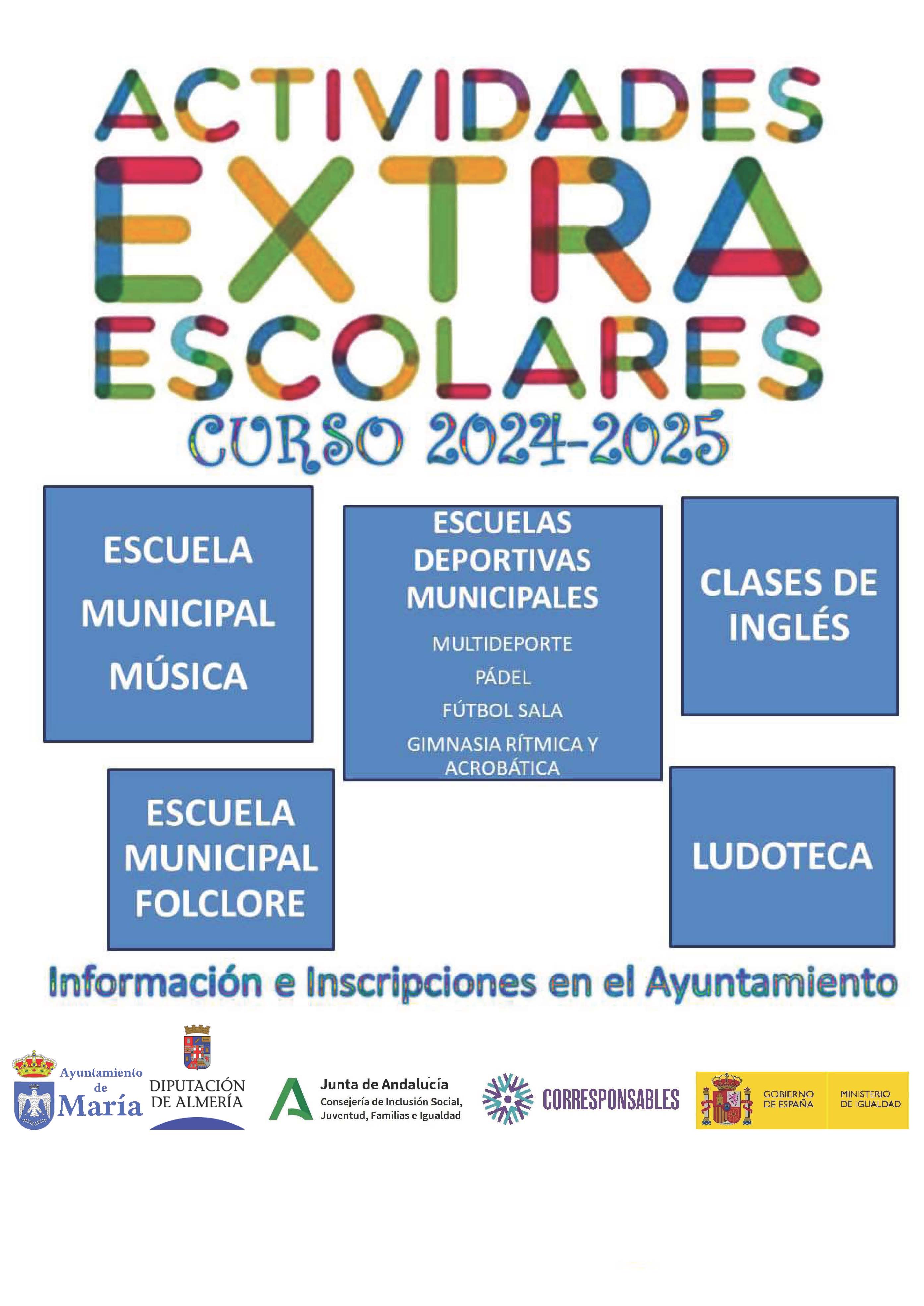 ACTIVIDADES EXTRA ESCOLARES 